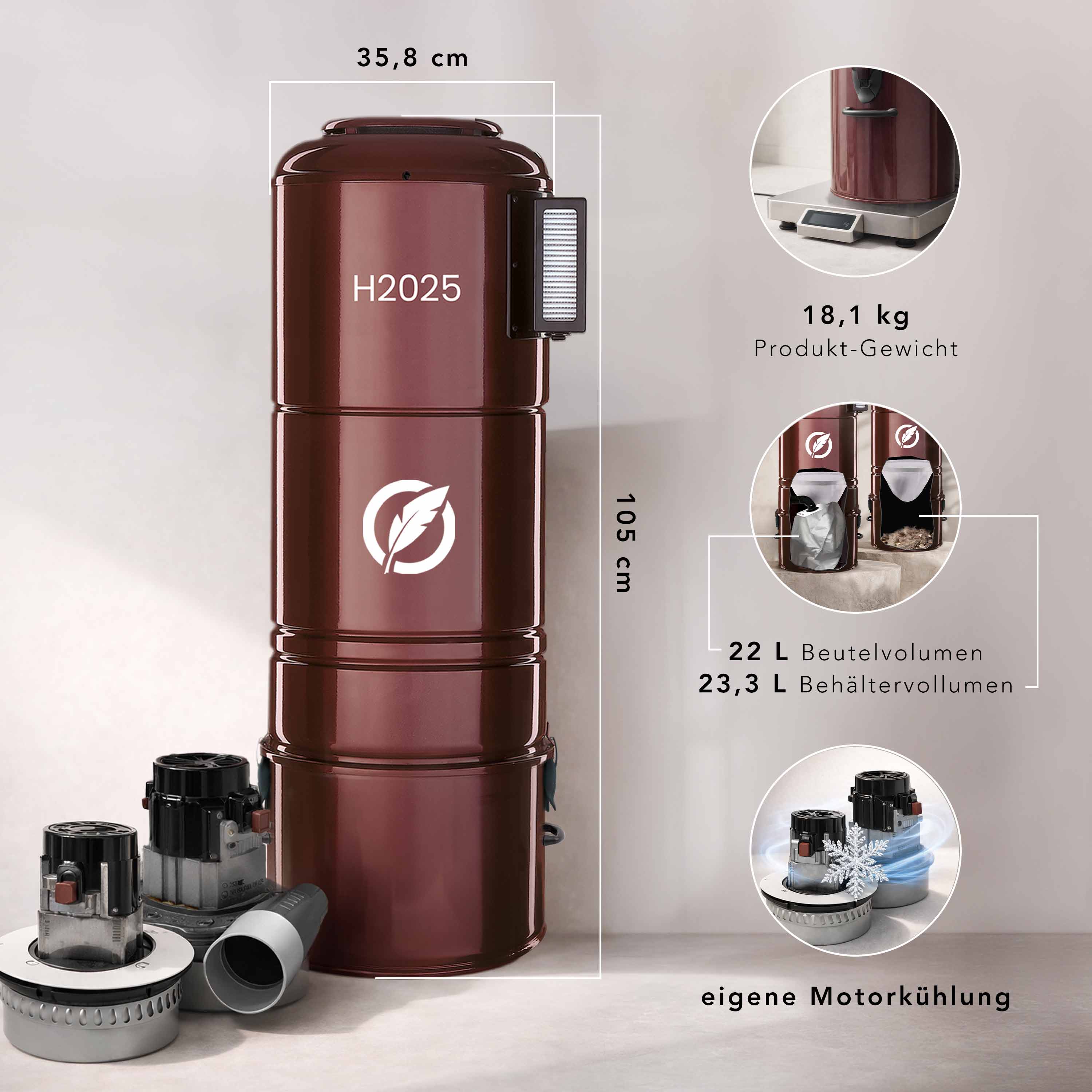 Set-Angebot H2025 / P2025+ Schlauchset mit Ein-Aus in versch. Längen Kopie
