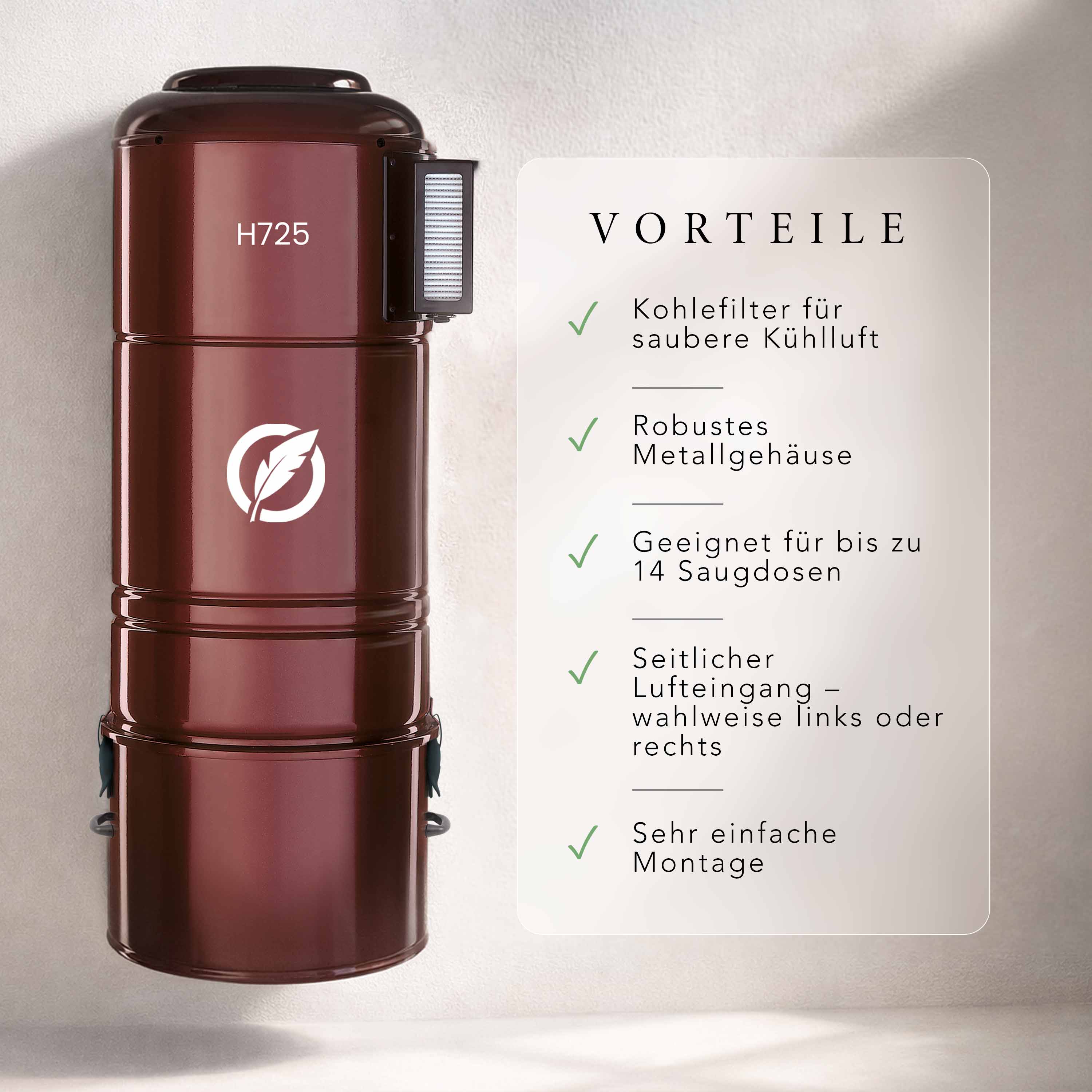 Set-Angebot H725 / P725 + Schlauchset mit Ein-Aus in versch. Längen
